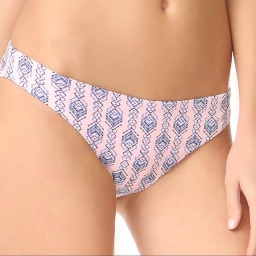EBERJEY COCO BIKINI BOTTOM IN GEO GARLAND, SIZE SMALL, NWT